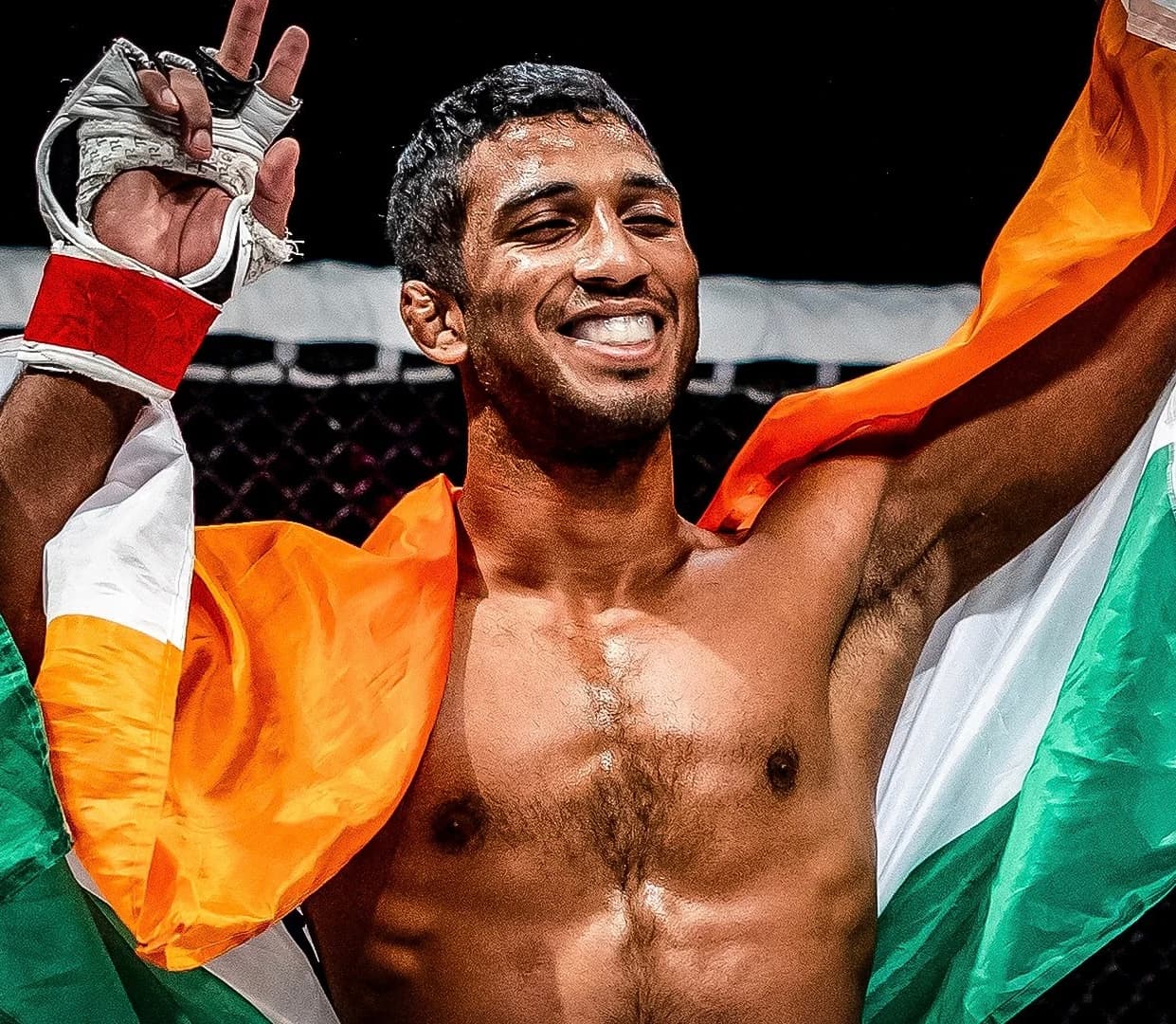 Kaushik Saikumar, Pro MMA fighter at Kaizen MMA